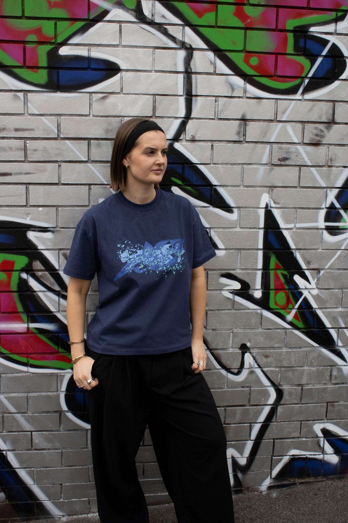 'Graff' Navy Tee