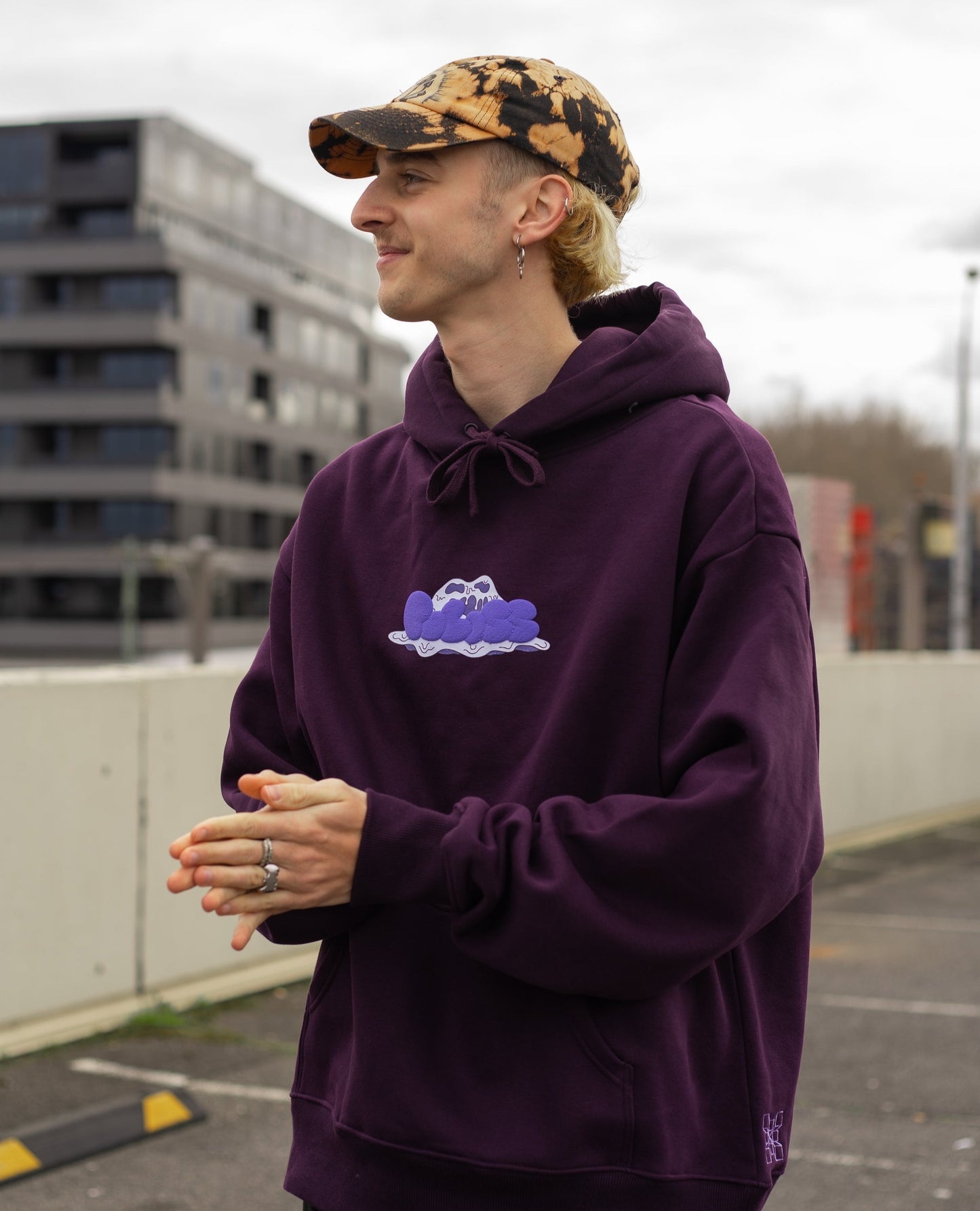 ‘Slime’ Plum Hoodie