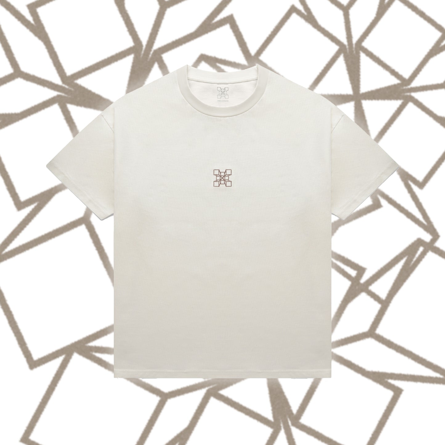'Icon' Ecru Tee