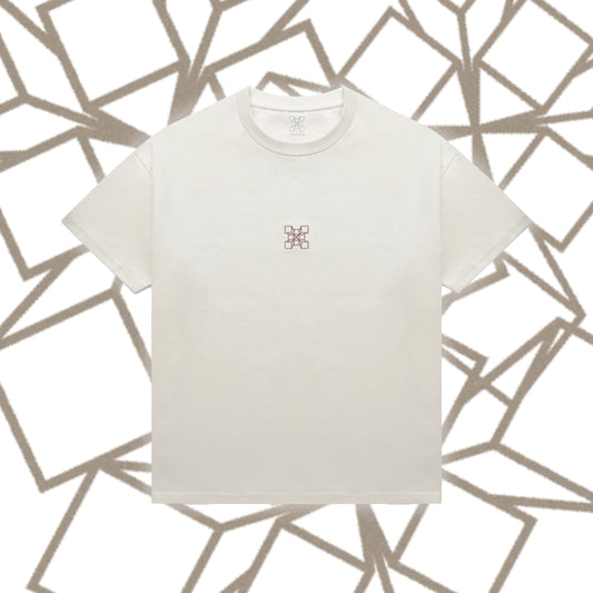 'Icon' Ecru Tee